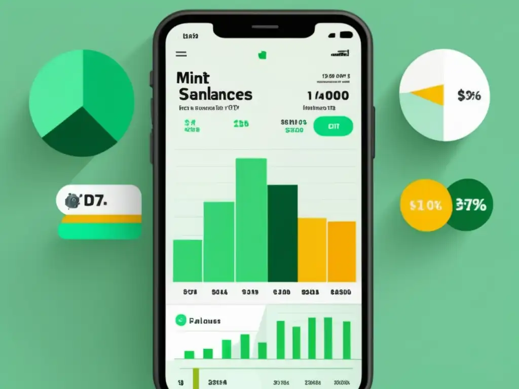 Interfaz elegante de Mint: seguimiento de gastos y presupuestos Ventajas y desventajas de usar Mint como software de finanzas para freelancers