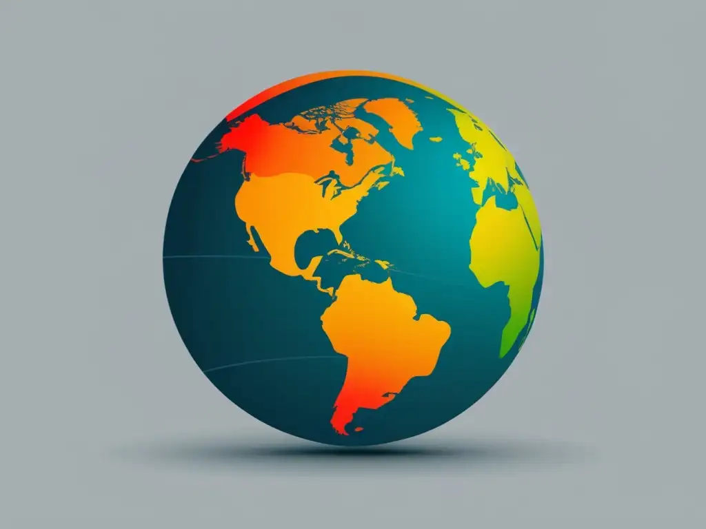Mercado asiático para freelancers Globo con Asia destacado, reflejando técnicas financieras para freelancers en Asia