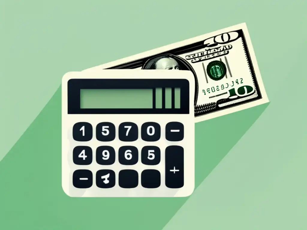 Calculadora minimalista y ahorro de impuestos Ahorro fiscal: calculadora minimalista y dinero en efectivo para freelancers