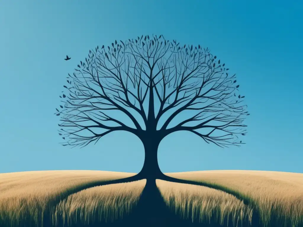 Árbol solitario simbolizando diversificación Estrategias de inversión para freelancers principiantes en el ámbito financiero especializado