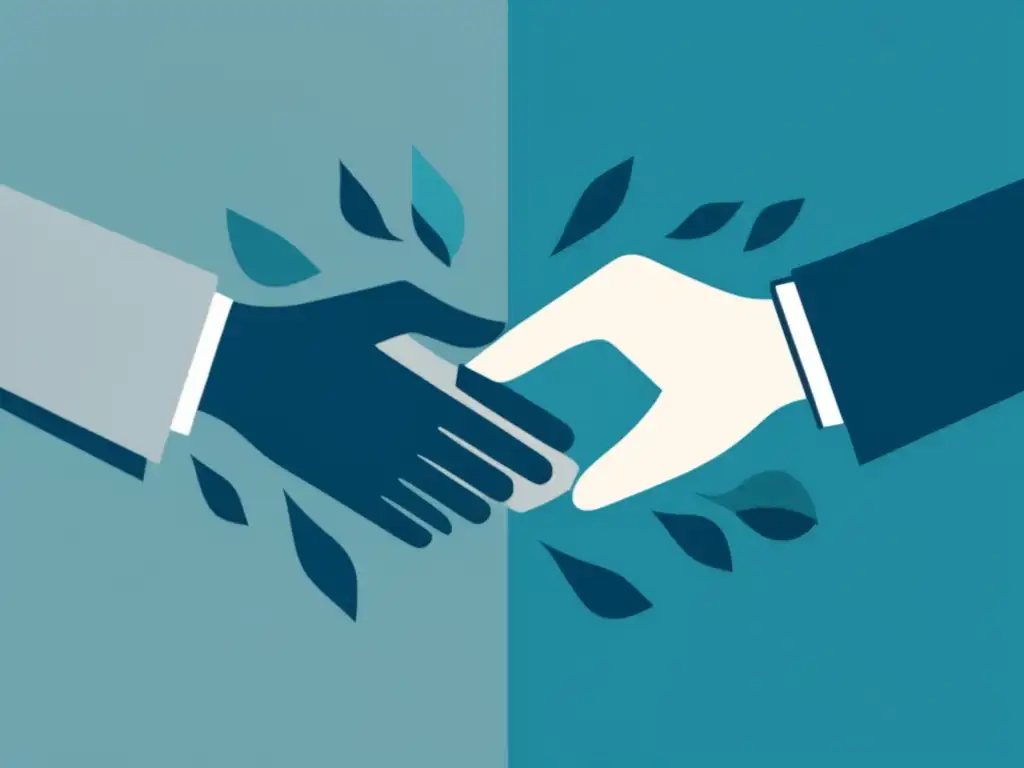 Manos colaborativas superando disputas Resolver disputas financieras con clientes freelancer