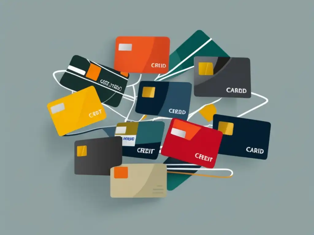 Tarjetas de crédito entrelazadas, peligros y consecuencias Riesgos de depender solo en tarjetas de crédito
