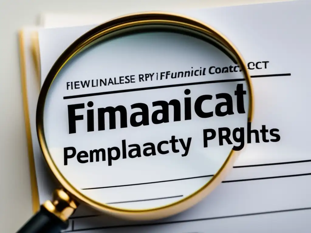 Contrato destacado: penalidades y derechos de propiedad Contrato financiero para freelancers: cláusulas clave y derechos de propiedad intelectual