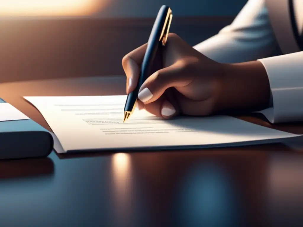 Contrato firmado Contrato freelance con seguridad financiera para freelancers