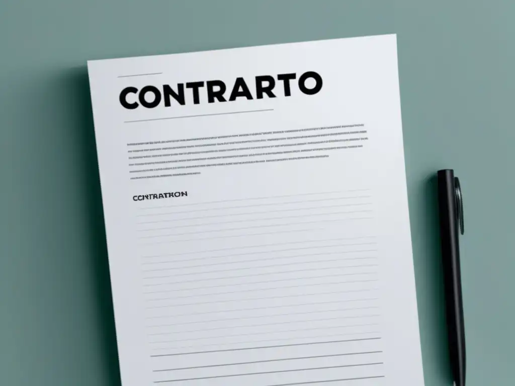Contrato para Freelancers Contrato para Freelancers: diseño minimalista y profesional