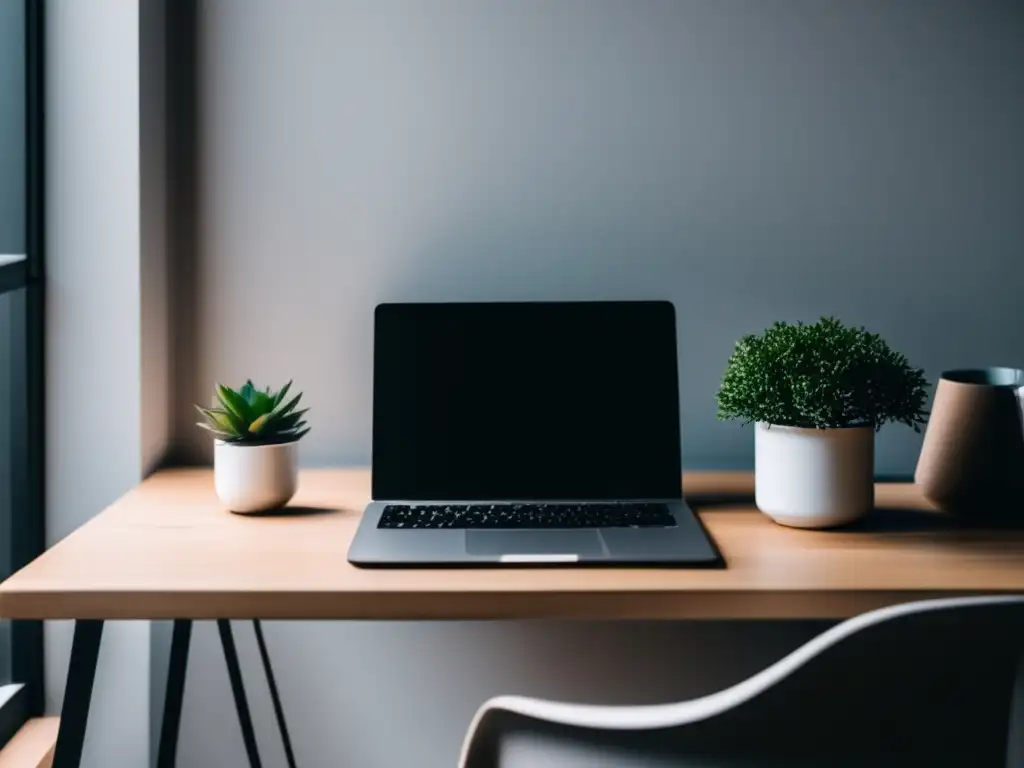Espacio de trabajo minimalista para freelancers Espacio de trabajo de un freelancer: eficiencia y ahorro financiero durante periodos de baja actividad económica