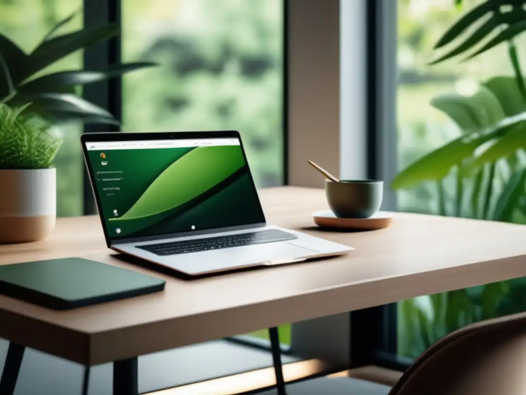 Espacio de trabajo minimalista para freelance Espacio de trabajo minimalista con beneficios financieros para freelancers