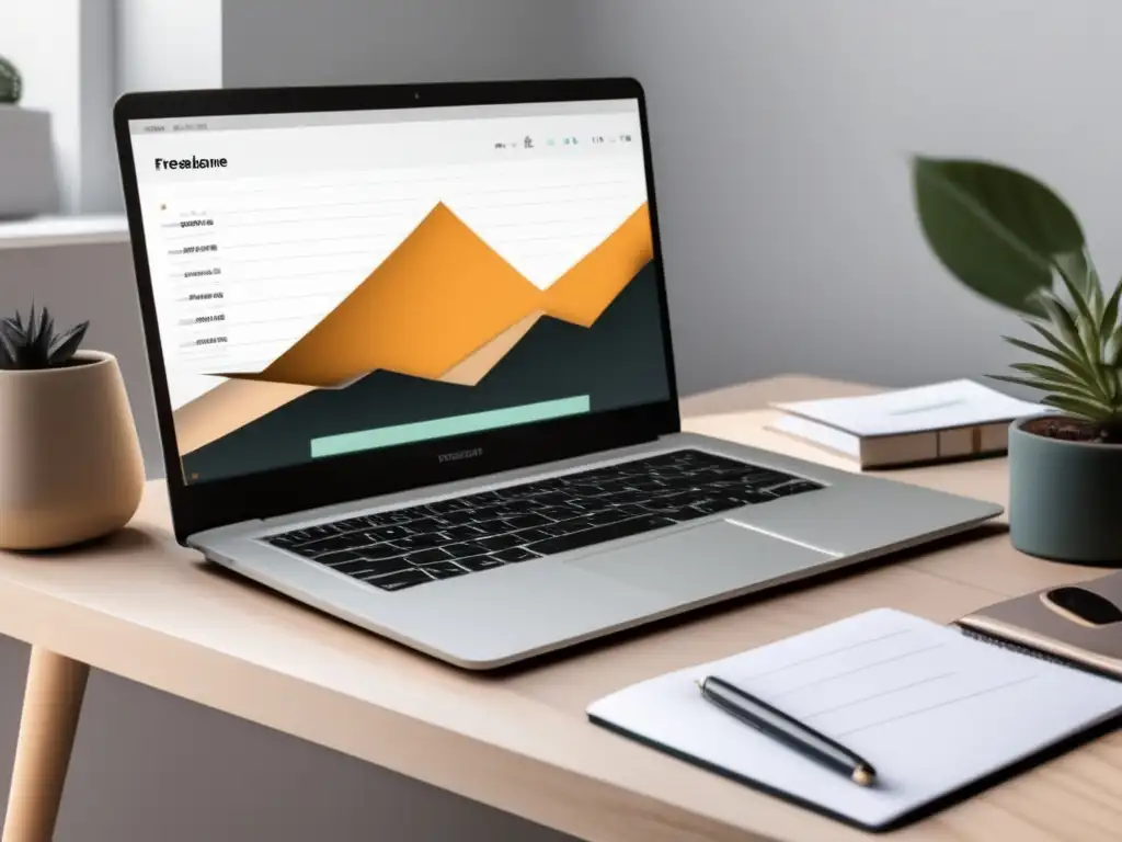 Espacio de trabajo minimalista para freelancer Espacio de trabajo minimalista para freelancers: Gestión financiera eficiente