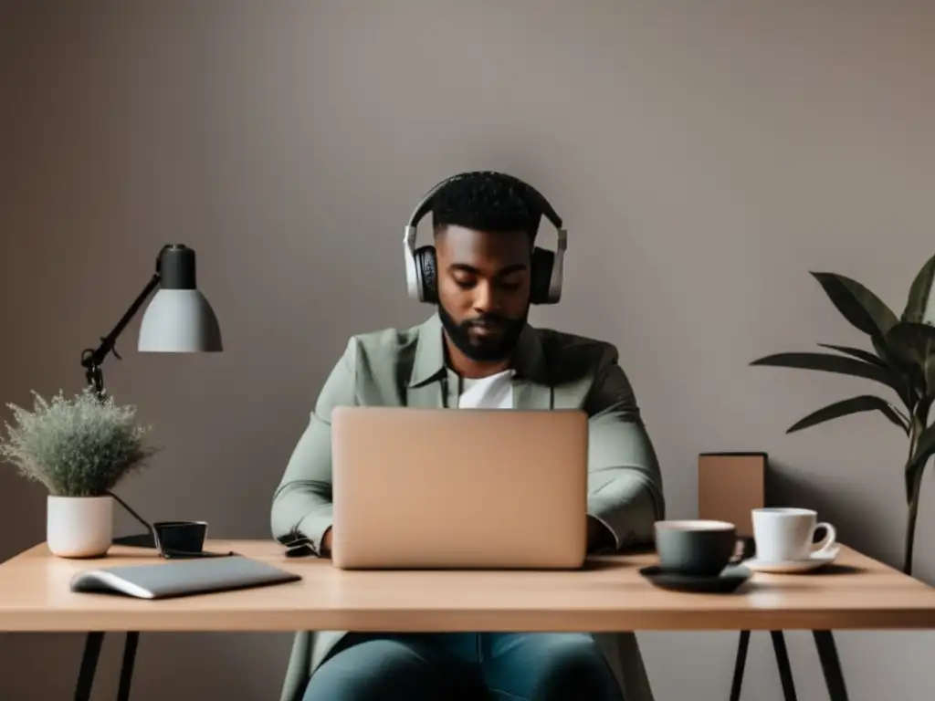 Freelancer organizado en su escritorio Imagen: Estrategias de planificación financiera para freelancers