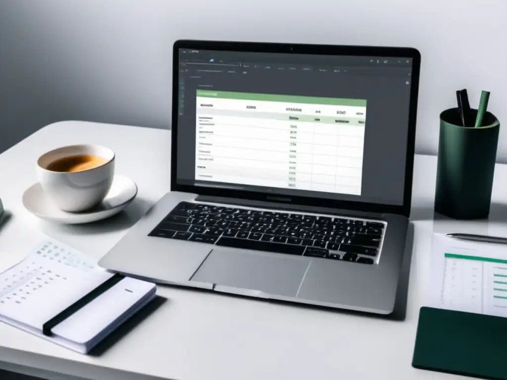 Espacio de trabajo de freelancer Espacio de trabajo de freelancer con herramientas de contabilidad eficientes