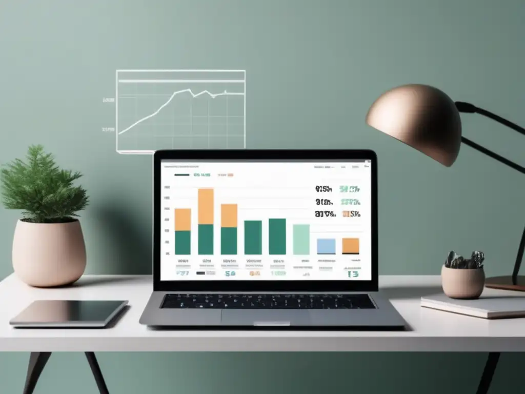 Espacio de trabajo minimalista para freelancers Herramientas de inversión para freelancers en la planificación financiera