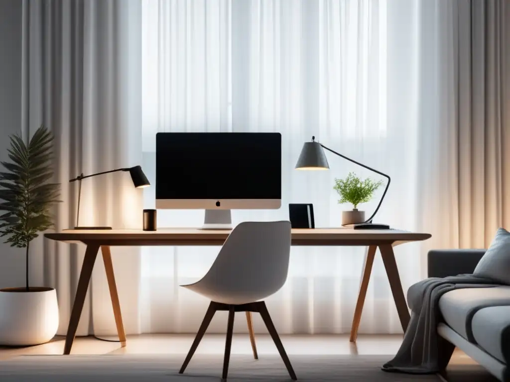 Espacio de trabajo minimalista y productivo Espacio de trabajo minimalista 8k: Formas de ingresos pasivos para freelancers