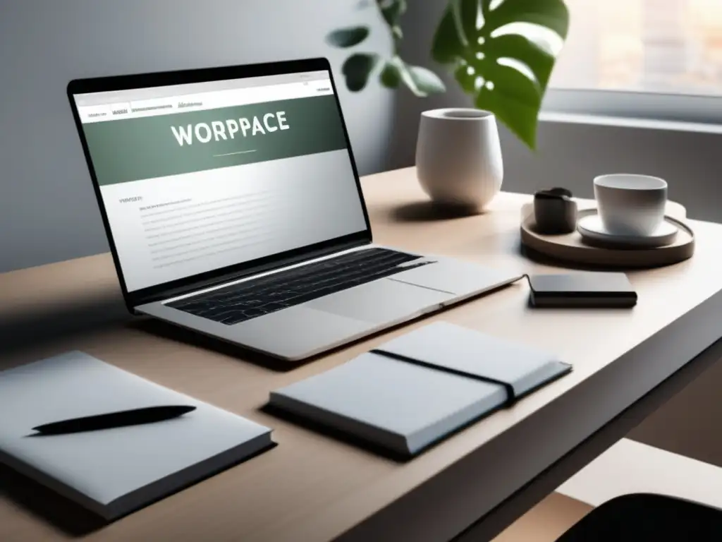 Espacio de trabajo minimalista Ejemplos exitosos de freelancers financieramente en un espacio de trabajo minimalista y organizado