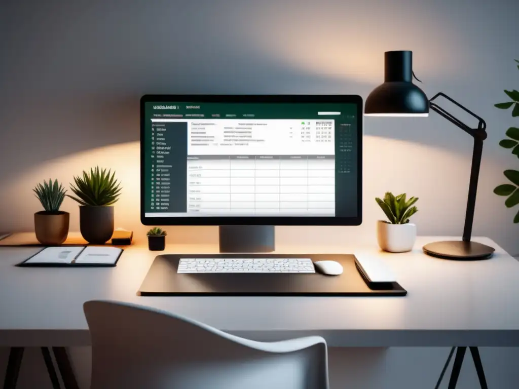 Espacio de trabajo minimalista para freelancer Espacio de trabajo minimalista para un freelancer con deducciones fiscales