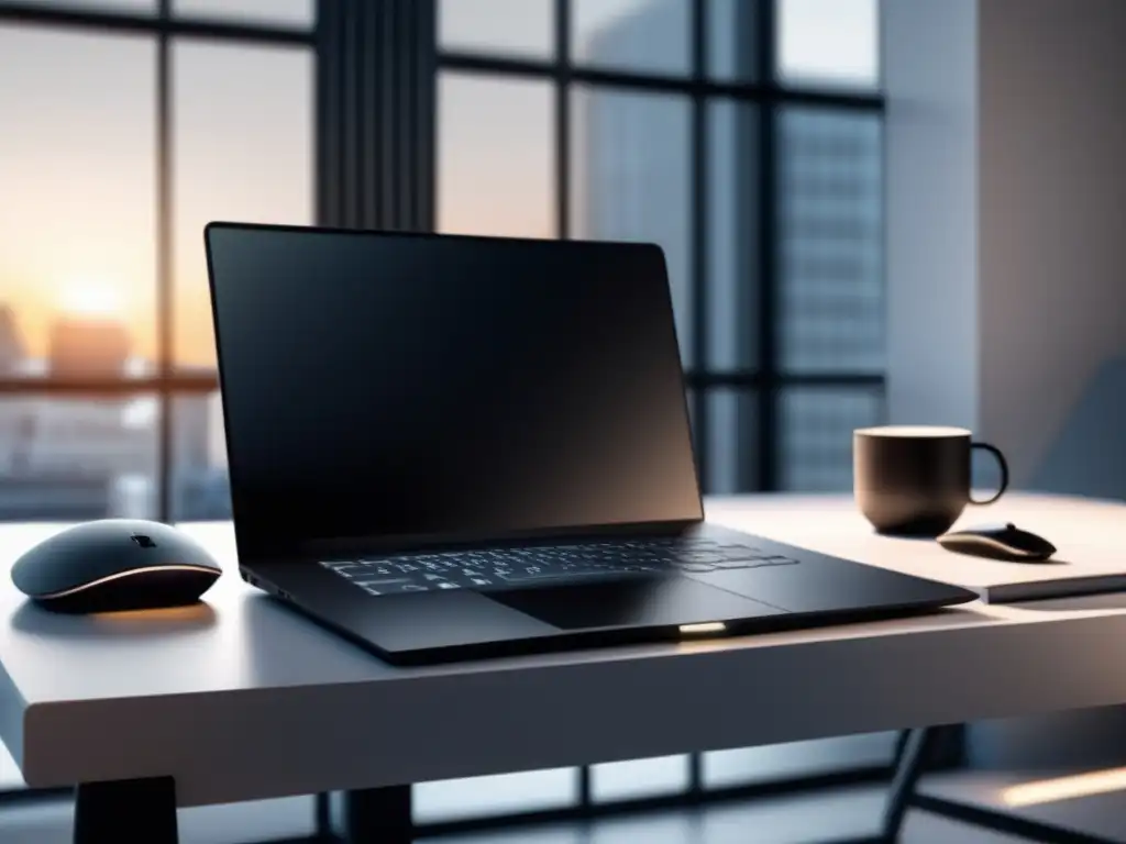 Espacio de trabajo minimalista y elegante Espacio de trabajo minimalista con ingresos pasivos para freelancers