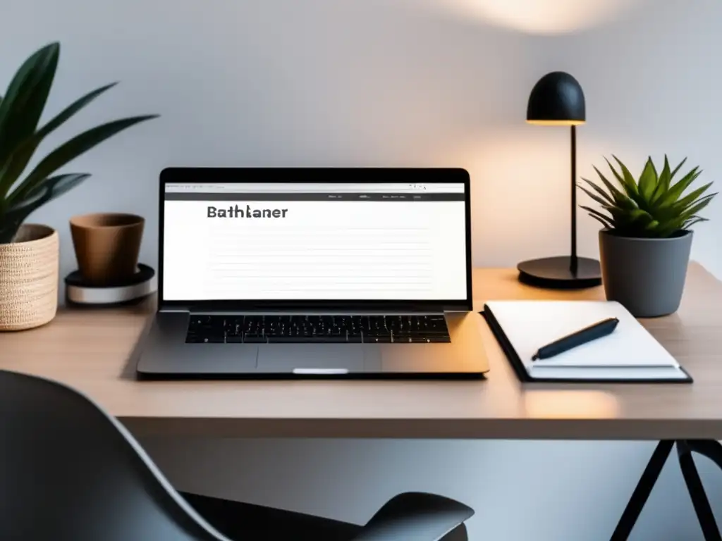 Espacio de trabajo minimalista Espacio de trabajo organizado para freelancer - Estrategias de ahorro para freelancers