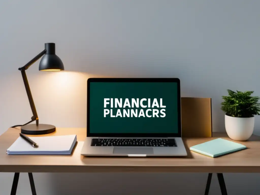 Espacio de trabajo organizado Espacio de trabajo minimalista para freelancers: gestión financiera eficiente