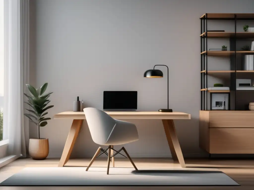 Espacio de trabajo minimalista para freelancers Espacio de trabajo minimalista para freelancers con implicaciones fiscales