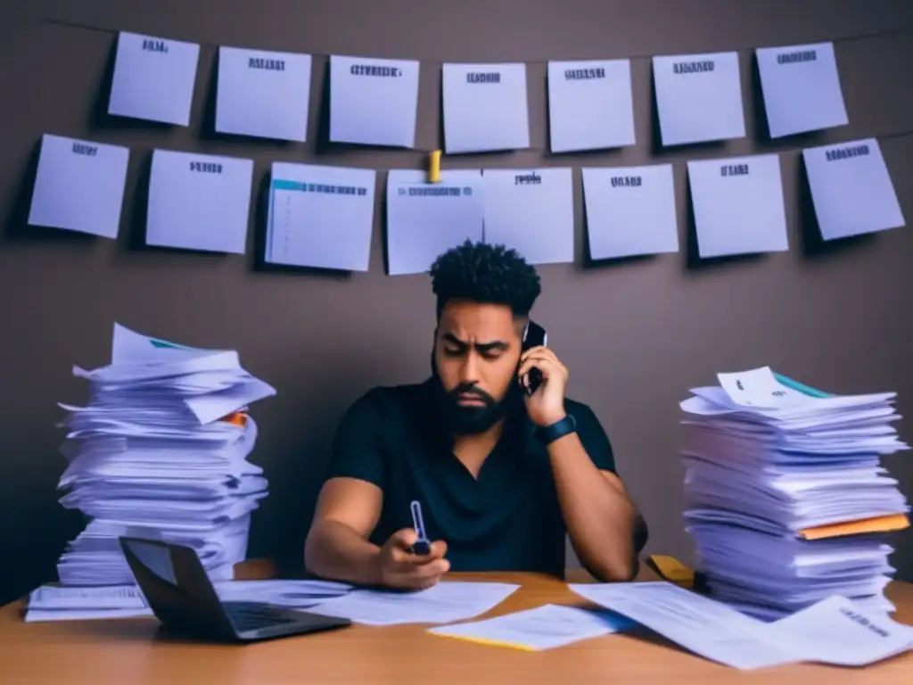 Estrés de facturas impagas y clientes morosos Freelancer lidiando con clientes morosos: ¿Cómo puedo lidiar con clientes morosos como freelancer?