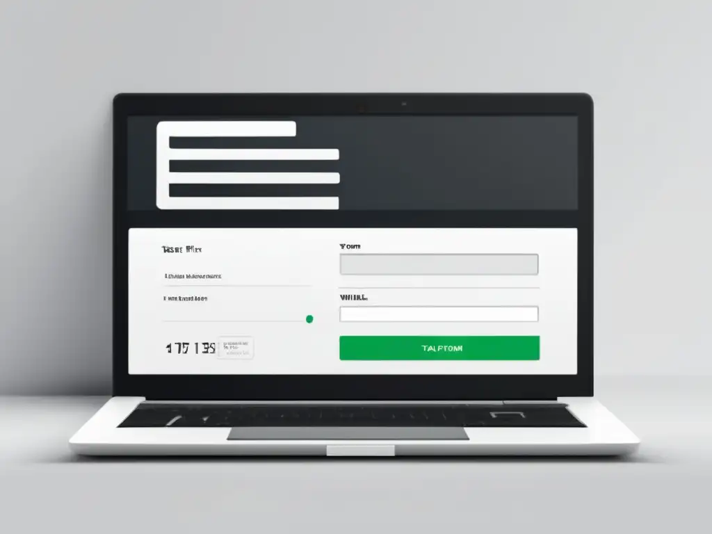 Laptop moderno para declaración de impuestos Consejos para facilitar declaración de impuestos para freelancers