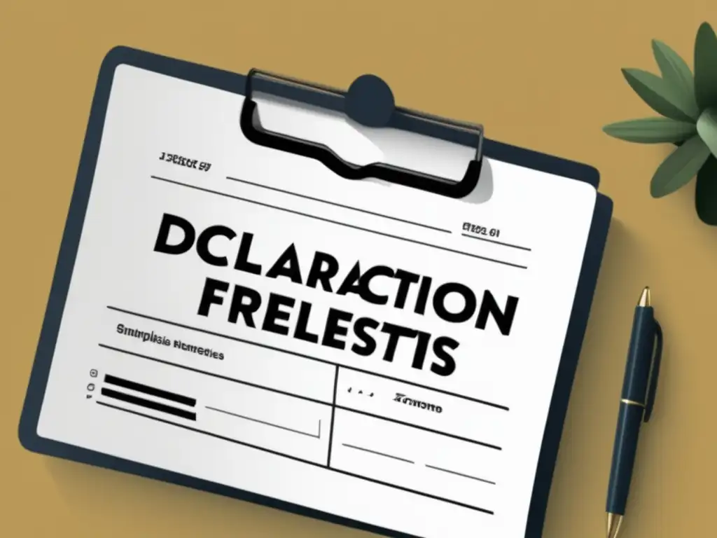 Formulario de impuestos minimalista Formulario de impuestos para freelancers: preparar y enviar declaración