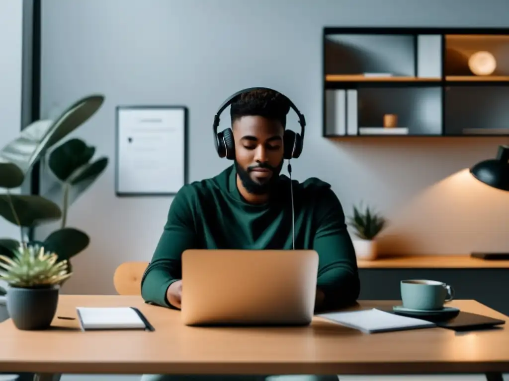 Freelancer organizado y comunicativo Freelancer en video llamada, comunicación efectiva y gestión de clientes morosos
