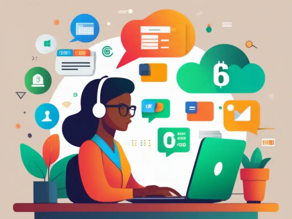 Freelancer construyendo historial crediticio Freelancer construyendo historial crediticio en su escritorio
