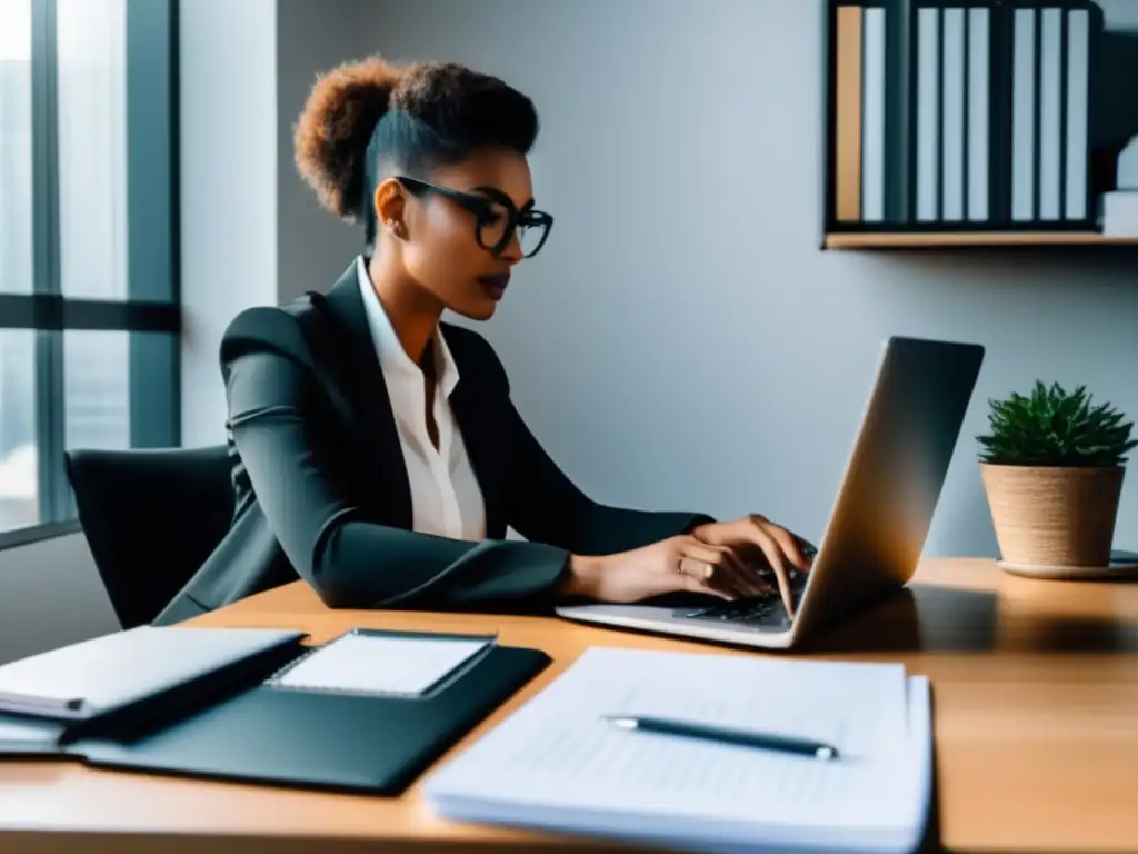Escritorio organizado de un freelancer gestionando finanzas Freelancer gestionando finanzas, evitando errores financieros de freelancers