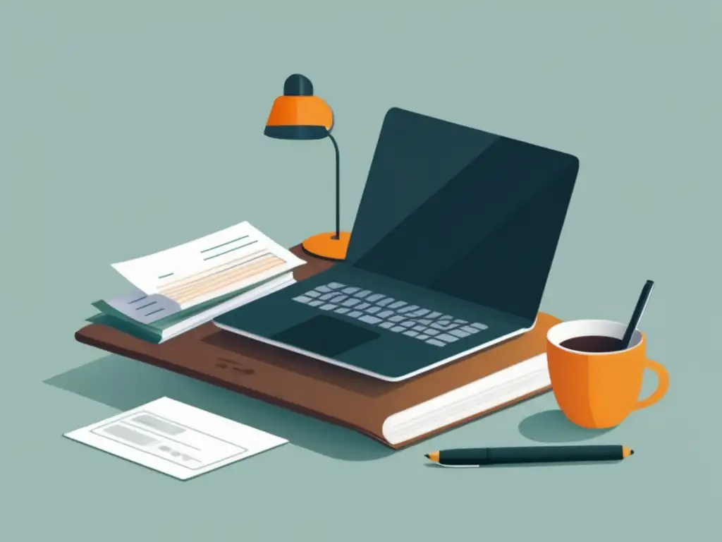 Escritorio organizado de freelancer Freelancer en escritorio organizado con consejero fiscal - errores fiscales freelancers
