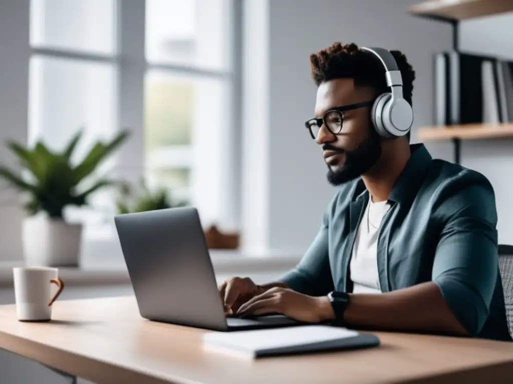 Freelancer trabajando en casa Productividad y errores comunes en deducción de impuestos para freelancers