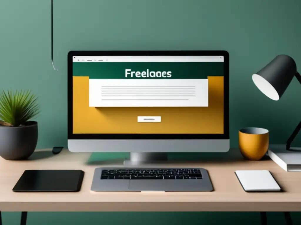 Espacio de trabajo minimalista para freelancers Espacio de trabajo minimalista para freelancers: créditos y presupuesto