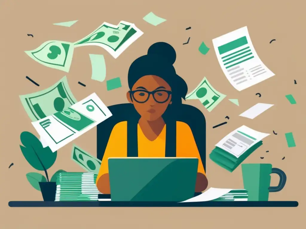 Desorden financiero y estrés del freelancer Efectos negativos de mala planificación financiera para freelancers