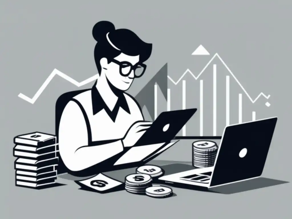 Éxito financiero para freelancers Freelancer con colchón financiero: éxito y estabilidad
