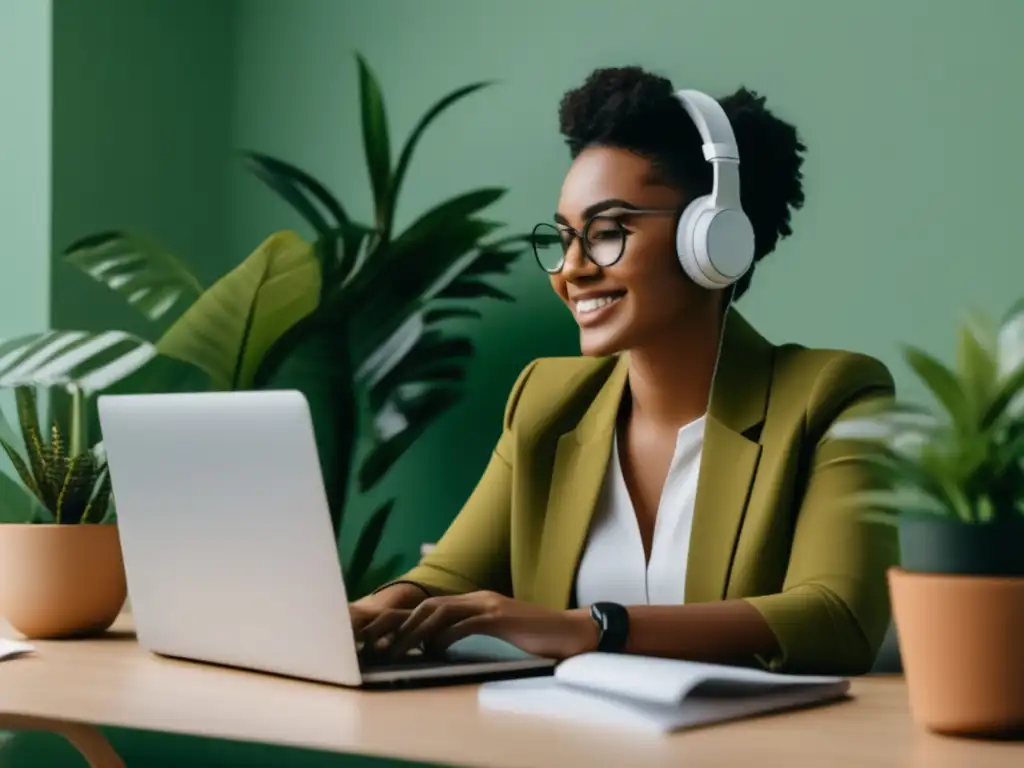 Freelancer exitoso en su escritorio Freelancer exitoso con buen historial crediticio