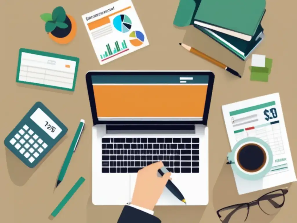 Freelancer planificando su retiro con herramientas financieras Freelancer enfocado en planificación financiera para freelancers