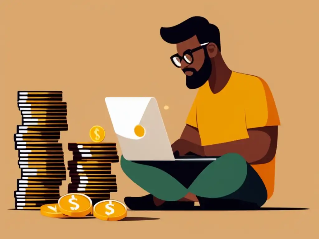 Planificación financiera del freelancer Freelancer evalúa plan financiero a largo plazo para comprar propiedad