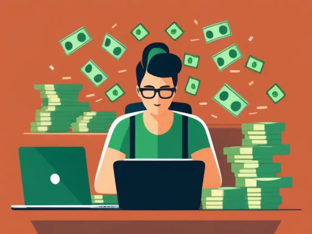 Freelancer reflexionando sobre crédito Freelancer pensando en ventajas y desventajas de créditos