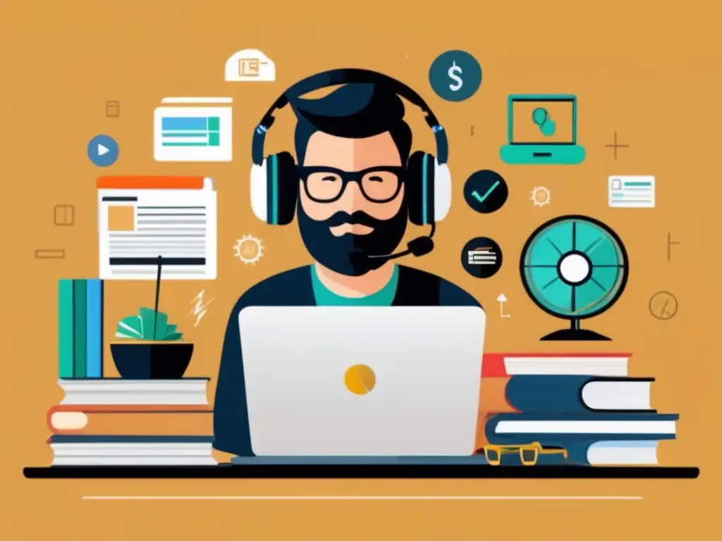 Generando ingresos pasivos con podcasting y blogging Freelancer generando ingresos pasivos con podcasting y blogging