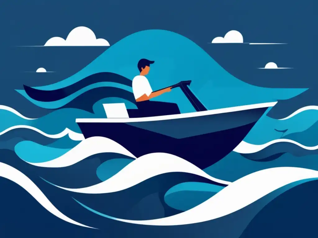 Freelancer navegando en aguas turbulentas Gestión financiera para freelancers en aguas turbulentas