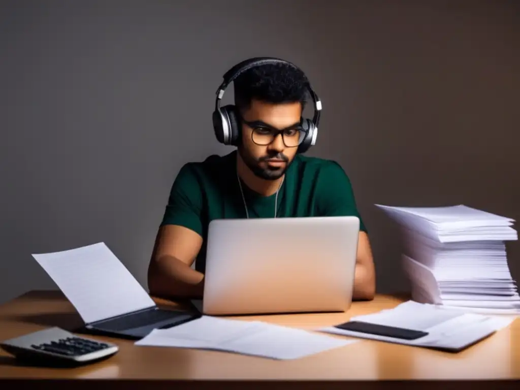 Freelancer organizando impuestos Errores comunes de impuestos para freelancers