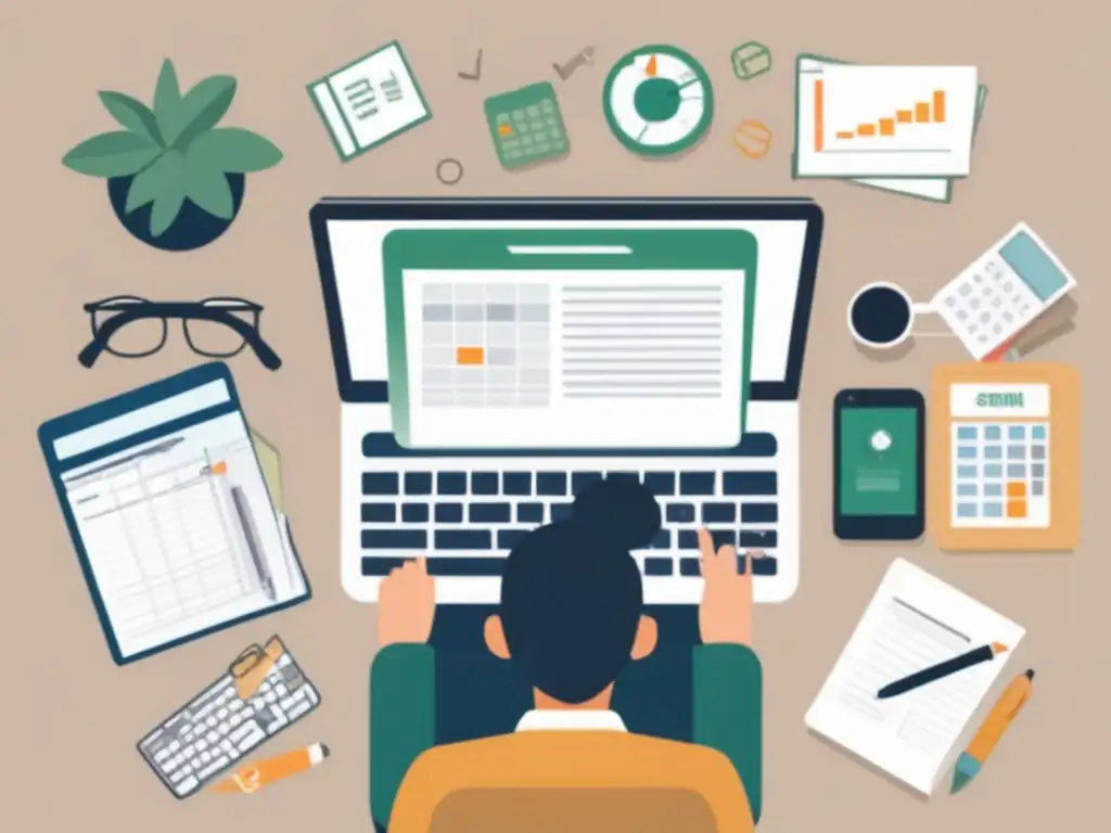 Freelancer planeando su jubilación Freelancer pensando en estrategias de planificación financiera para freelancers