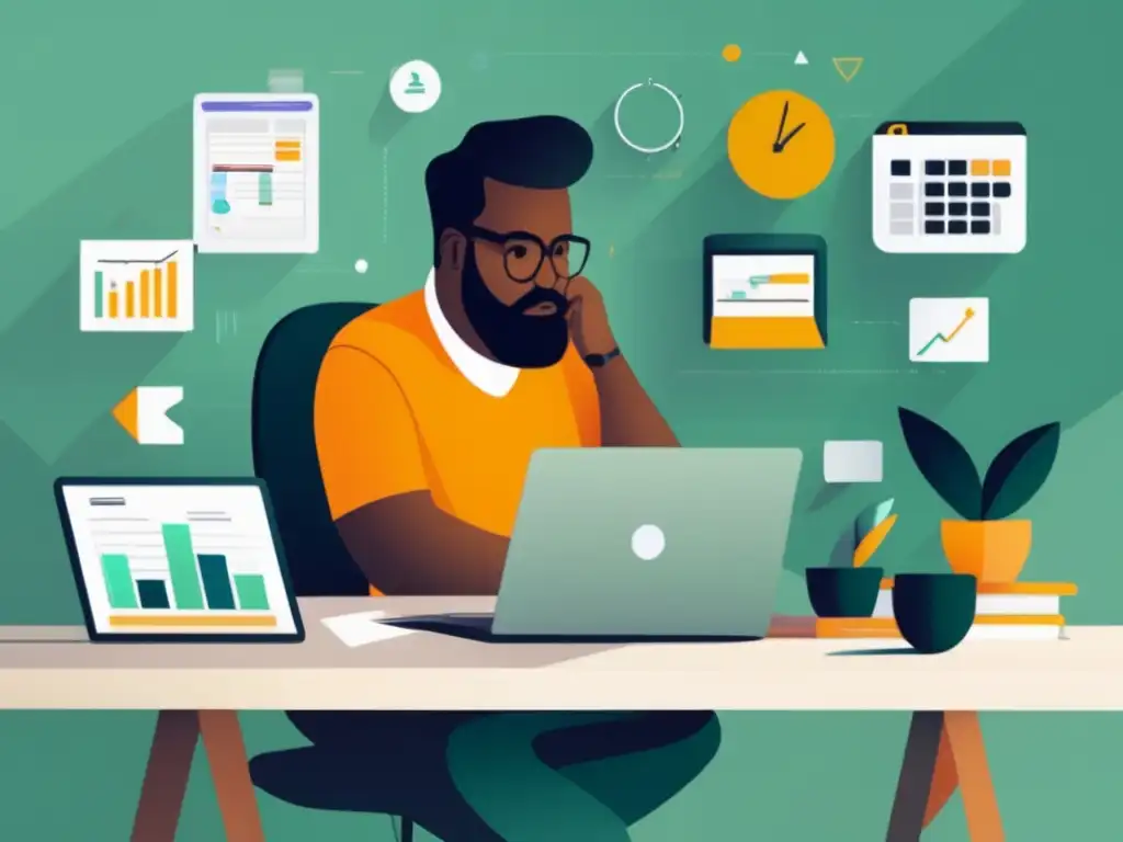 Freelancer planifica su retiro Freelancer planificando jubilación con recursos y herramientas - Guía de pensiones especializada para freelancers