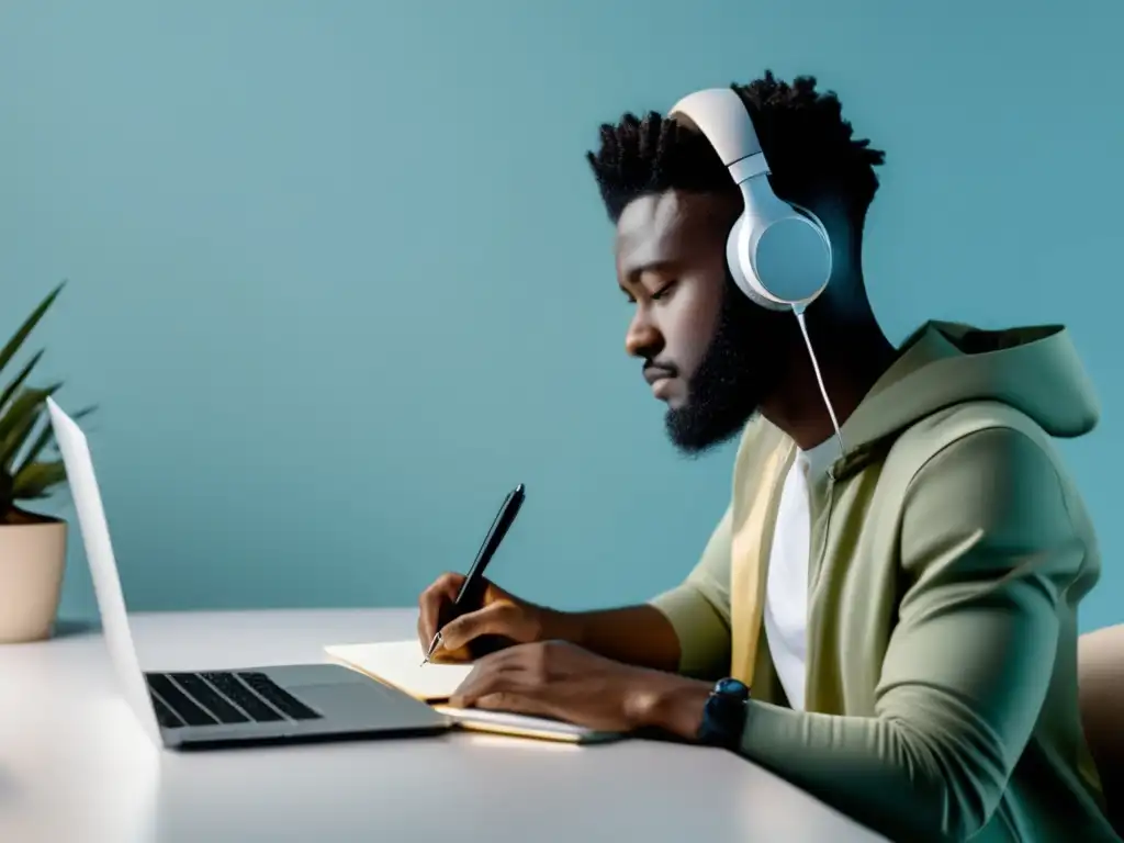 Freelancer productivo en su escritorio Ventajas y desventajas de créditos para freelancers