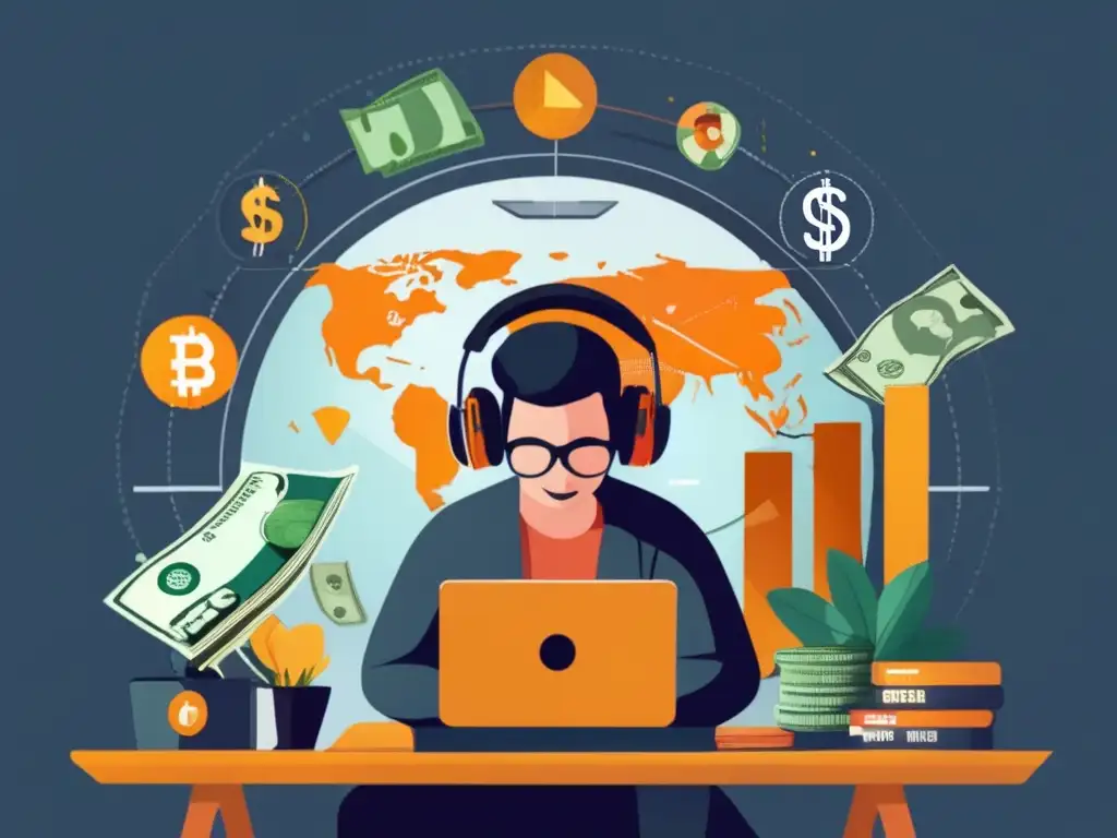 Freelancer protegiendo ingresos Proteger ingresos freelancer de fluctuaciones en monedas