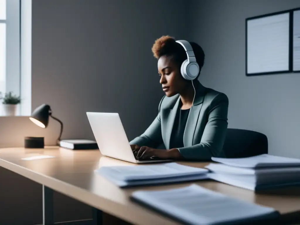 Trabajo tranquilo y organizado en un escritorio Persona trabajando en escritorio con finanzas organizadas, equilibrando finanzas personales y de negocio freelancer