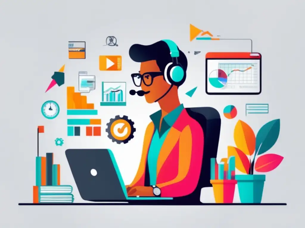 Freelancer organizado con herramientas financieras Freelancer financiero: estrategias de inversión para principiantes (+ palabra clave)
