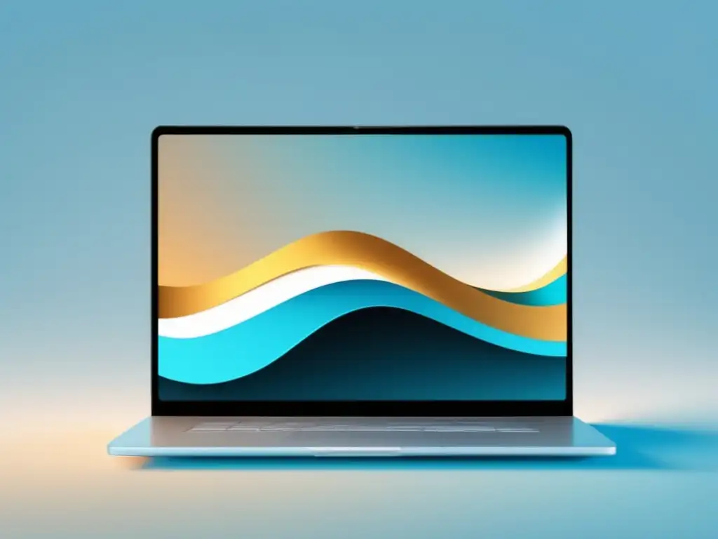 Laptop profesional con iconos de marketing de afiliados Estrategia de afiliación para aumentar ingresos como freelancer