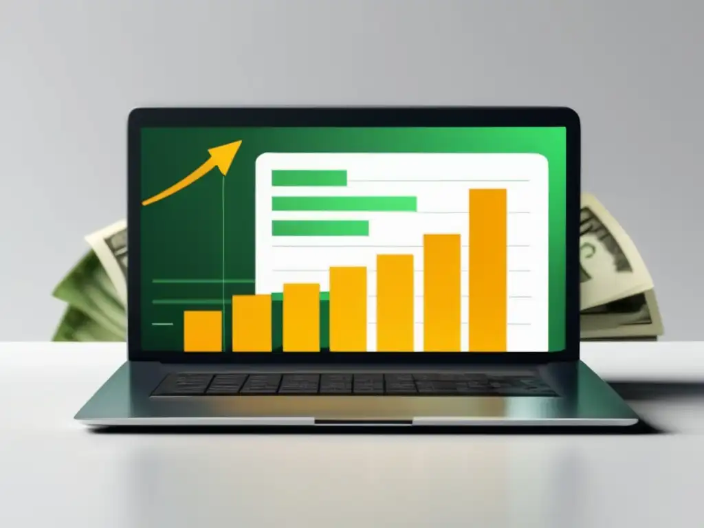 Laptop y dinero: ingresos pasivos y éxito financiero Ingresos pasivos para freelancers, éxito financiero con laptop y dinero