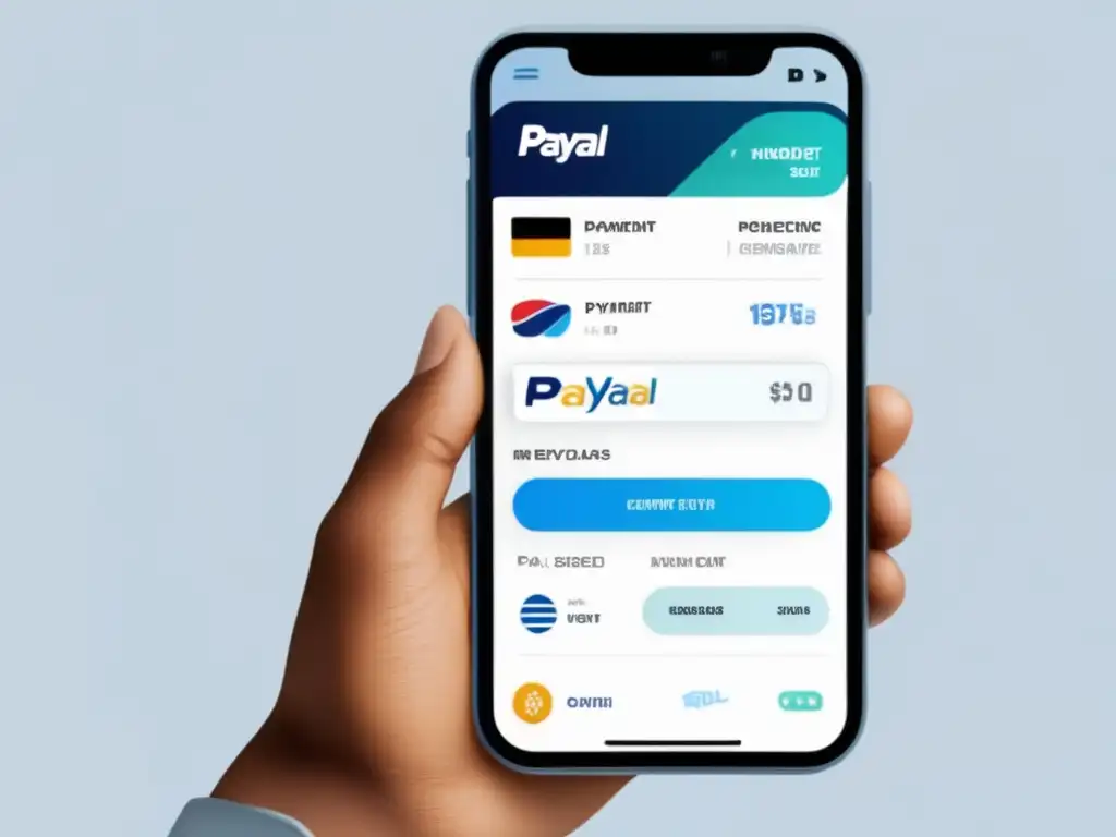 Interfaz de pago minimalista y claro Interfaz de pago minimalista para recibir pagos internacionales en métodos de pago para freelancers