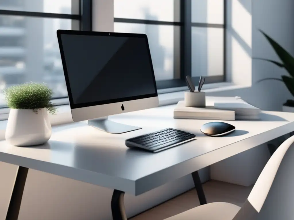 Espacio de trabajo minimalista para freelancer Espacio de trabajo minimalista para freelancers - Metas financieras para freelancers